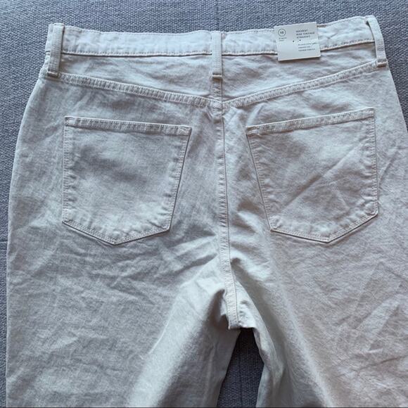 Universal Thread Highest Rise Vintage Crop Jeans Y2K Cream Trendy Denim 16 - Picture 10 of 10